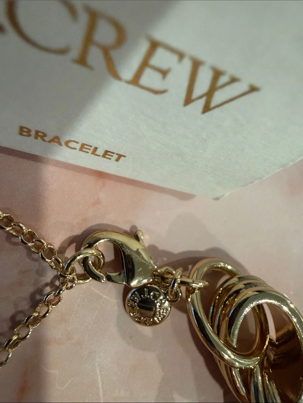 J. Crew | Polished Gold Tapered Link Bracelet